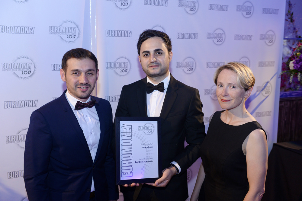 Америабанк удостоен премии Euromoney Award for Excellence 2017 как Лучший банк года в Армении
